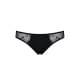 Трусики слепые с кружевной сеточкой Passion Dina Thong black L/XL