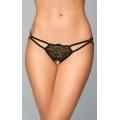 Женские стринги SoftLine G-String 2474 Черные S/M/L