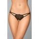 Женские стринги SoftLine G-String 2474 Черные S/M/L