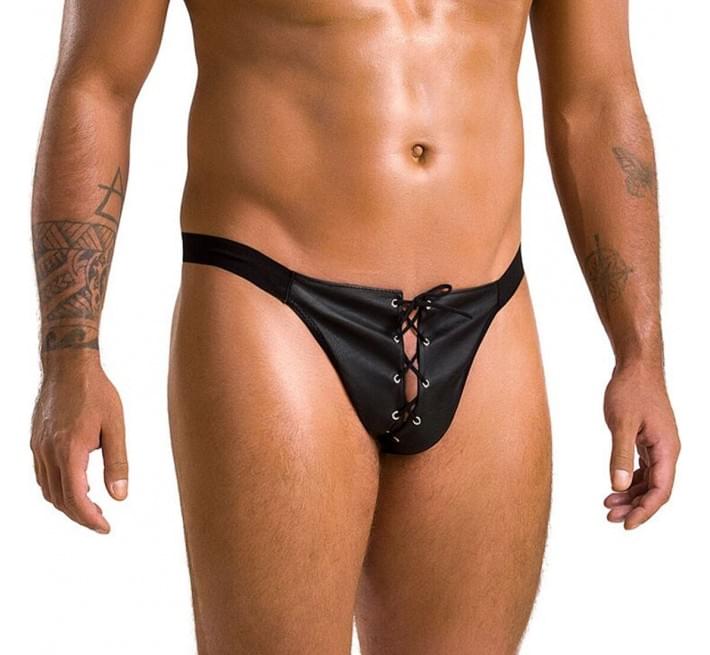 Мужские слипы на шнуровке Passion 044 Slip Ben Black L/XL