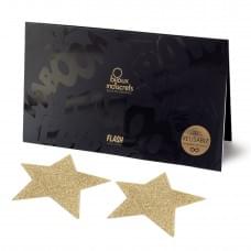 Пэстис стикини Bijoux Indiscrets Flash Star Золотые