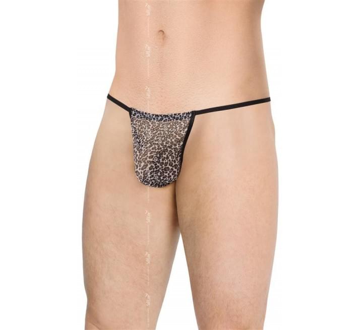 Мужские стринги SoftLine Mens Thong 4531 Серые OneSize