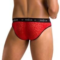 Мужские полупрозрачные трусы Passion 031 Slip Mike Red L/XL