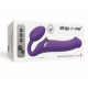 Безремневий страпон із вібрацією Strap-On-Me Vibrating Фіолетовий L