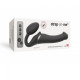 Безремневий страпон із вібрацією Strap-On-Me Vibrating Чорний M