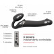 Безремневий страпон із вібрацією Strap-On-Me Vibrating Чорний M