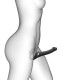 Безременный вибрострапон с вакуумной стимуляцией Strap-On-Me MULTI ORGASM Black S, регулируемый