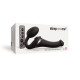 Безременный вибрострапон с вакуумной стимуляцией Strap-On-Me MULTI ORGASM Black S, регулируемый