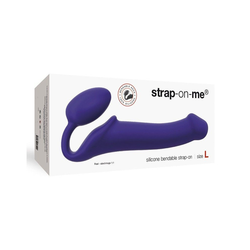 Безремневий страпон Strap-On-Me Фіолетовий L