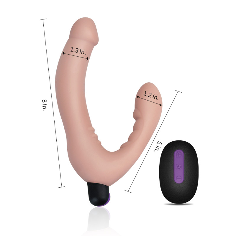 Страпон LoveToy Rechargeable IJOY Strapless Strap-on Тілесний