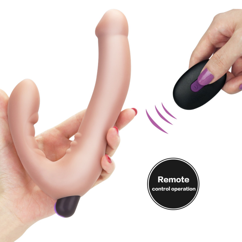 Страпон LoveToy Rechargeable IJOY Strapless Strap-on Тілесний