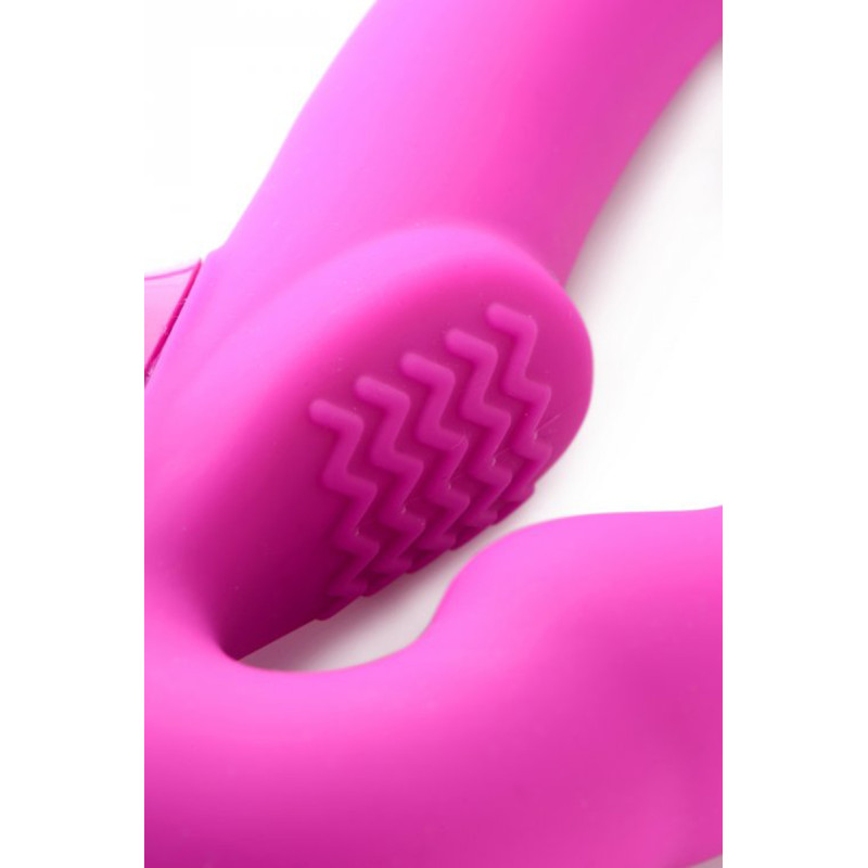 Страпон подвійний Strap U Evoke Super Charged Рожевий