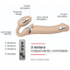 Безремневий страпон з вібрацією Strap-On-Me Vibrating Тілесний L