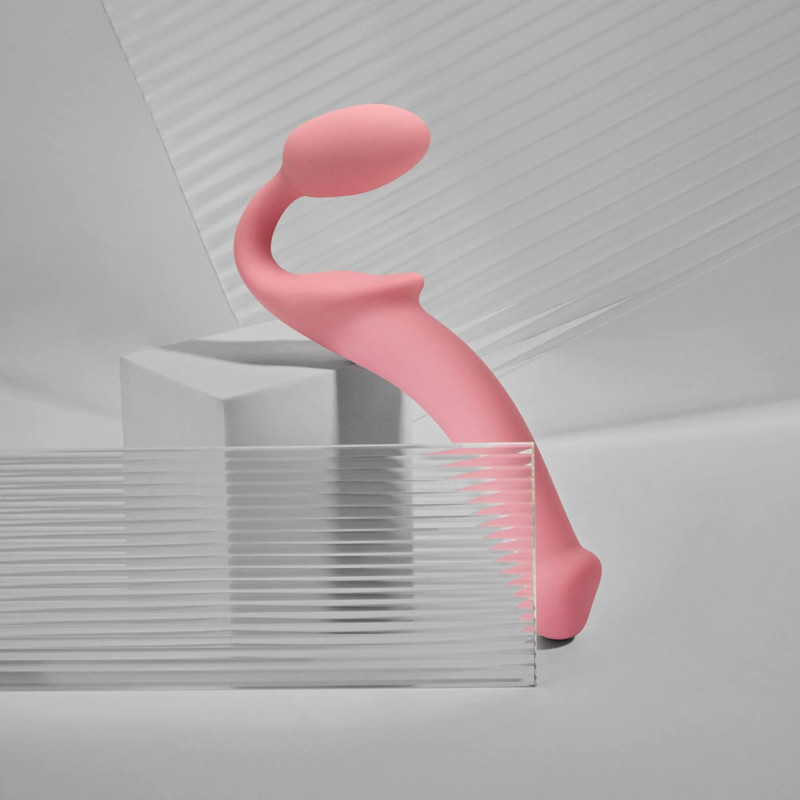 Безремінний страпон Strap-On-Me Rose S, повністю регульований, діаметр 2,7 см