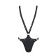 Чоловіче боді з люверсами Passion 028 Harry Black L/XL