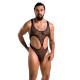 Чоловіче сітчасте боді Passion 040 Leon Black S/M