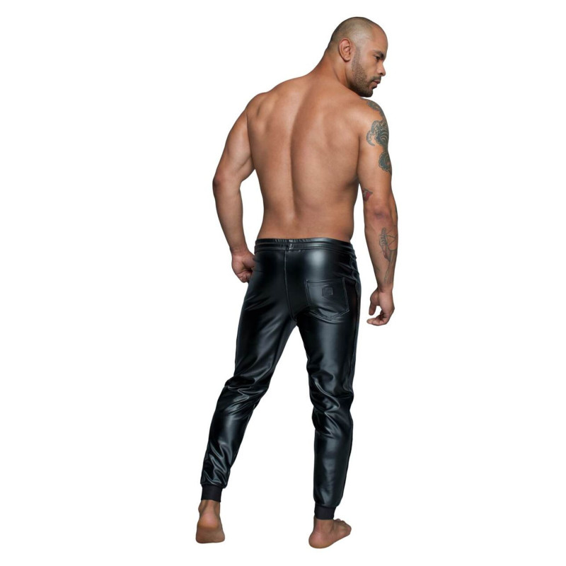 Мужские треггинсы Noir Handmade H063 Powerwetlook treggings, L, мокрый эффект