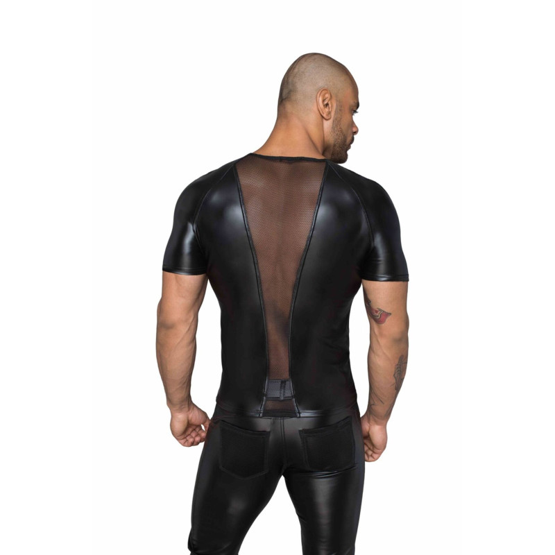 Футболка с мокрым эффектом Noir Handmade H056 Men's T-shirt made of powerwetlook, L
