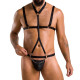 Комплект мужского белья со стрепом Passion 039 Set Andrew black S/M