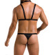 Комплект мужского белья со стрепом Passion 039 Set Andrew black S/M