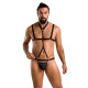 Комплект мужского белья со стрепом Passion 039 Set Andrew black S/M