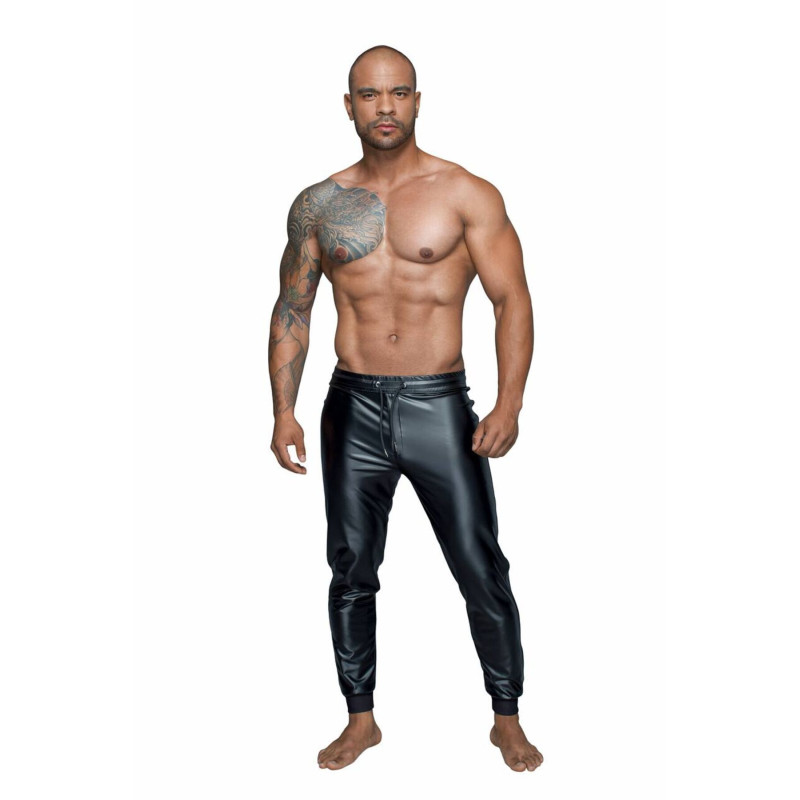 Мужские треггинсы Noir Handmade H063 Powerwetlook treggings, XL, мокрый эффект