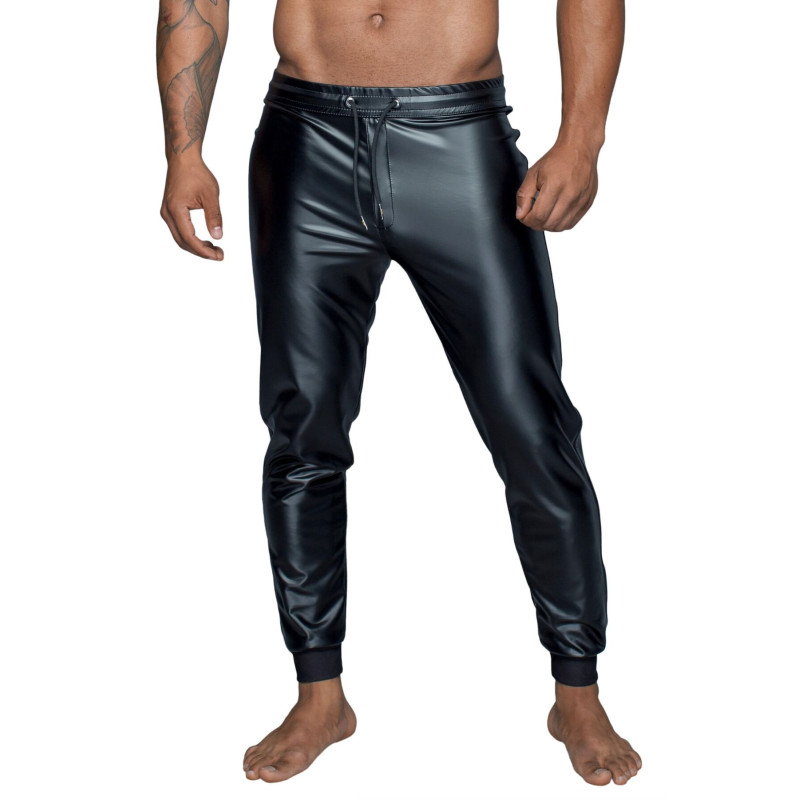 Мужские треггинсы Noir Handmade H063 Powerwetlook treggings, XXL, мокрый эффект