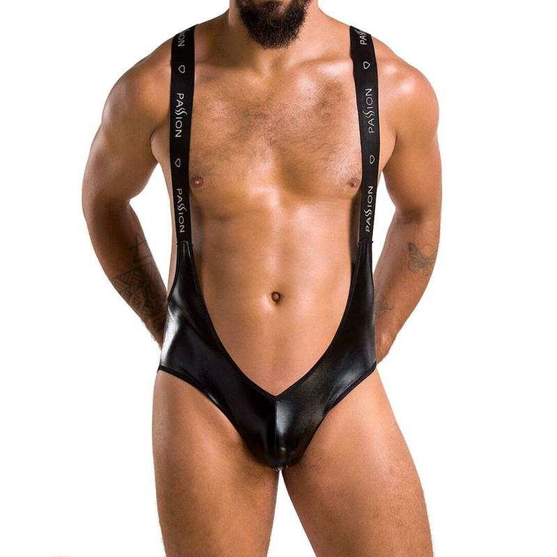 Чоловіче відкрите боді Passion 027 Bruno Black S/M