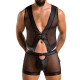 Комплект мужского белья на шнуровке Passion 053 Set William black S/M