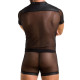 Комплект сетчатого мужского белья Passion 052 Set Michael black S/M