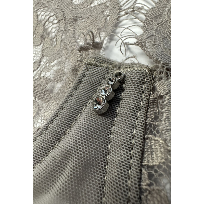 Боди Passion ZOVEL BODY light grey M