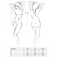 Откровенное боди с элементами стреп Passion Exclusive JADE BODY XXL/XXXL, black
