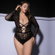 Боди JSY P61139 Black Plus Size