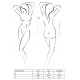 Боди Passion OTAVIA BODY L/XL Черное