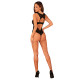 Obsessive Donna Dream crotchless teddy чорний XS/S