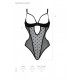 Эротическое боди Passion MARINA BODY, L/XL, black, с открытыми чашками