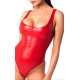 Боди Noir Handmade F352 Red powerwetlook body - L