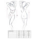 Сексуальное Боди Passion Erotic Line CHARMING BODY S/M Черное
