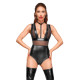 Боди с мокрым эффектом Noir Handmade F183 Powerwetlook body, XL