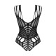 Боди с большими вырезами Obsessive B139 crotchless teddy черный S/M/L