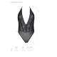 Боди Passion DROSERA BODY black, L/XL, высокие вырезы, верх на завязках