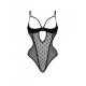 Эротическое боди Passion MARINA BODY, S/M, black, с открытыми чашками