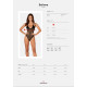 Obsessive Selinne teddy чорний XL/2XL