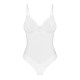 Боди Obsessive Alissium Teddy White, M/L, лиф с мягкой чашкой, высокие вырезы для ног