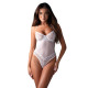 Боди Obsessive Alissium Teddy XL/2XL, лиф с мягкой чашкой, высокие вырезы для ног