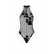 Боди Noir Handmade F314 Ego, M, black, сетка, халтер, высокие вырезы, молния по всей длине