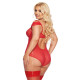 Боди SoftLine Dora Красное 3XL
