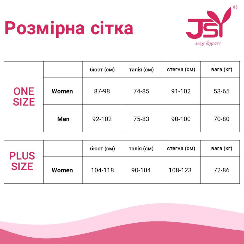 Боди-сетка со съемными стрепами JSY Бьянка Black One Size,