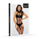 Бодістокінг SoftLine Bodystocking 2054 One Size Black
