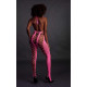 Бодистокинг Ouch! Bodystocking With Halterneck Pink XS/XL